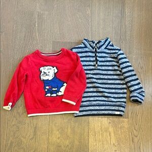 6/$12 Tommy Hilfiger and baby gap sweaters